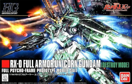 Bandai HG 1/144 RX-0 Full Armor Unicorn Gundam Destroy Mode